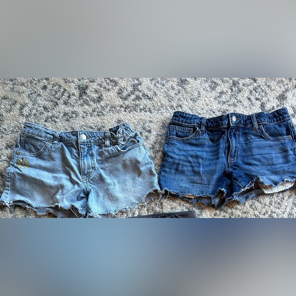 Cat & Jack Light Blue Denim Shorts 10-12 Plus